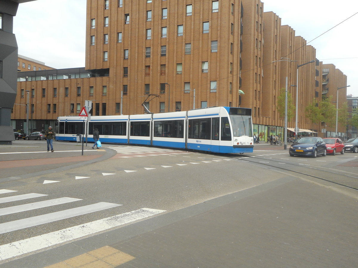 Straßenbahn in Amsterdam am 18.05.2016