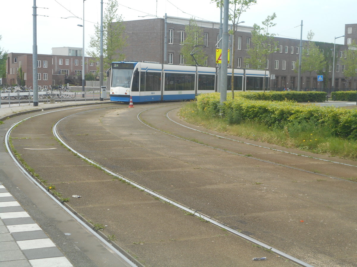 Straßenbahn in Amsterdam am 18.05.2016