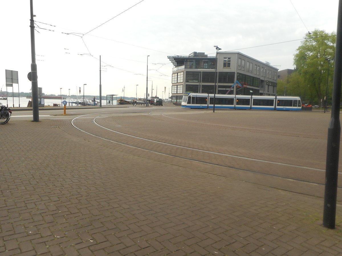 Straßenbahn in Amsterdam am 18.05.2016