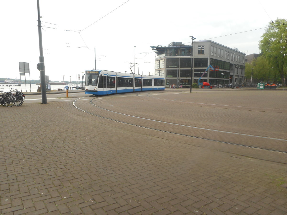 Straßenbahn in Amsterdam am 18.05.2016