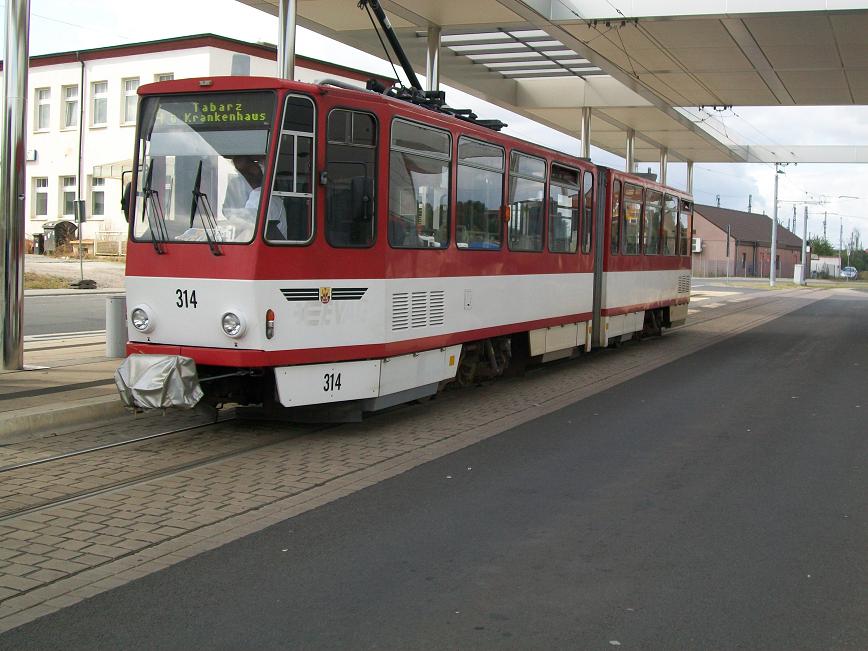 Straßenbahn in Gohta am 29.08.2009