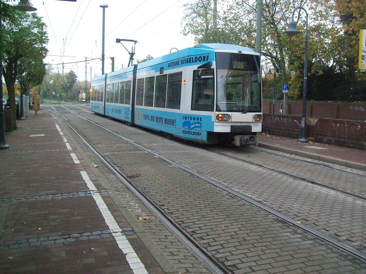 Straenbahn in Neuss am 07.11.2010