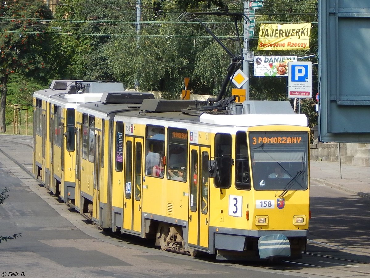 Tatra Nr. 158 (ex BVG Berlin) in Stettin.