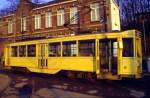 Brüssel, Depot Woluwe, Strassenbahnmuseum, Bahn 5001, am 09.03.1996 - Diascan.