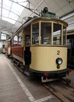T 2 Nr.2 von Hawa Baujahr 1901 in historischen Depot Süd in Freiburg am 05.07.2019.