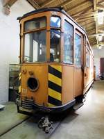 T 2 Nr.141 von Schöndorff Baujahr 1925 im Tram-Museum Halle am 20.07.2019.