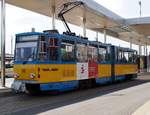 KT 4 DM Nr.312 von CKD Tatra Baujahr 1990 in Gotha am 30.07.2019.