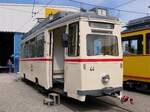 rostock-rostocker-strasenbahn-ag-rsag/857199/lowa-triebwagen-44-der-rostocker-strassenbahn Lowa Triebwagen 44 der Rostocker Straßenbahn AG im Depot12 am Tag der offenen Tür.