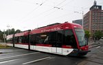 Braunschweig/524488/gt-8-s-nr1452-tramino-von GT 8 S Nr.1452 Tramino von Solaris Baujahr 2014 in Braunschweig am 01.10.2016.