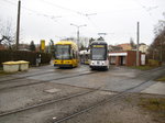 Dresdner Straßenbahn am 05.01.2013
