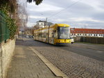 Dresdner Straßenbahn am 12.01.2013