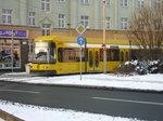 Dresdner Straßenbahn am 11.02.2013