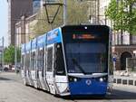 Vossloh 6N2 Nr. 613 der Rostocker Straßenbahn AG in Rostock.