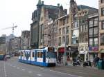 amsterdam-gemeente-vervoer-bedrijf/383913/gvba-tw-835-damrak-amsterdam-02-04-2014 GVBA TW 835 Damrak, Amsterdam 02-04-2014.