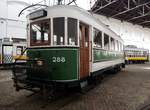 Carro Elétrico No.288  Belgas  Comp. Carris Ferro do Porto im Trammuseum Porto am 15.05.2018.