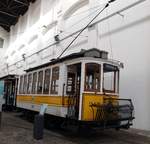 porto-museu-do-carro-elctrico/612750/carro-eletrico-no-247-von-comp Carro Eletrico No. 247 von Comp Carris de Ferro do Porto Baujahr 1909 im Trammuseum in Porto am 15.05.2018.