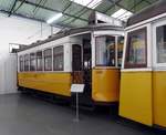 lissabon/558030/electrico-nr260-von-jgbrill-company-typ Electrico Nr.260 von J.G.Brill Company Typ 21E Baujahr 1930 im Carris Strassenbahnmuseum Lissabon am 03.04.2017.