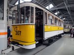 b-2/493535/beiwagen-b-2-nr307-von-lindner Beiwagen B 2 Nr.307 von Lindner, Baujahr 1925, im Straßenbahnmuseum Dresden am 08.04.2016.