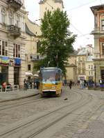 LKP LET(Львівське комунальне підприємство) Lviv ElektroTrans TW 1091 Rynokplatz, Lviv, Ukraine 08-05-2014.
